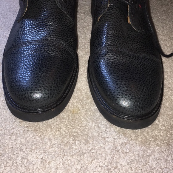 Marc Joseph NWOT New York Men’s Luxury Lace Up Lug Boot Ankle in black, size 12 - Picture 7 of 11